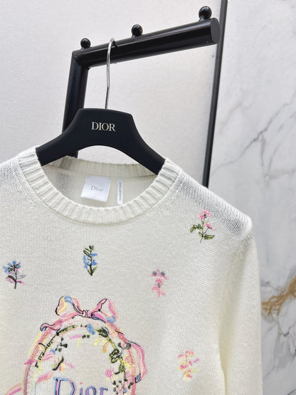 26ss Position Embroidered Sweater