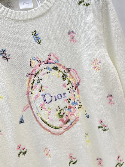 26ss Position Embroidered Sweater