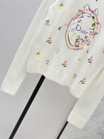 26ss Position Embroidered Sweater
