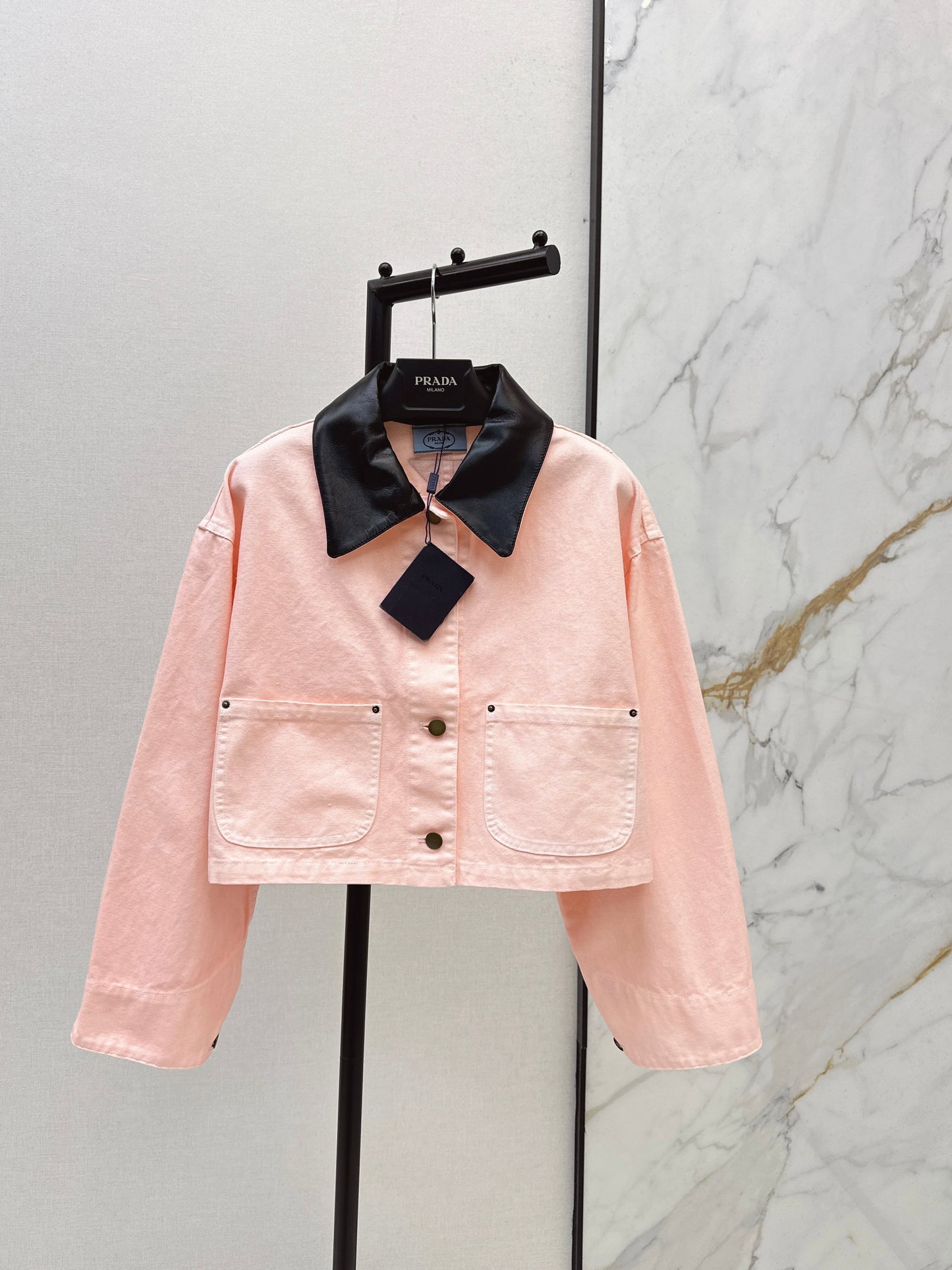 26ss Cherry Blossom Pink Workwear Jacket