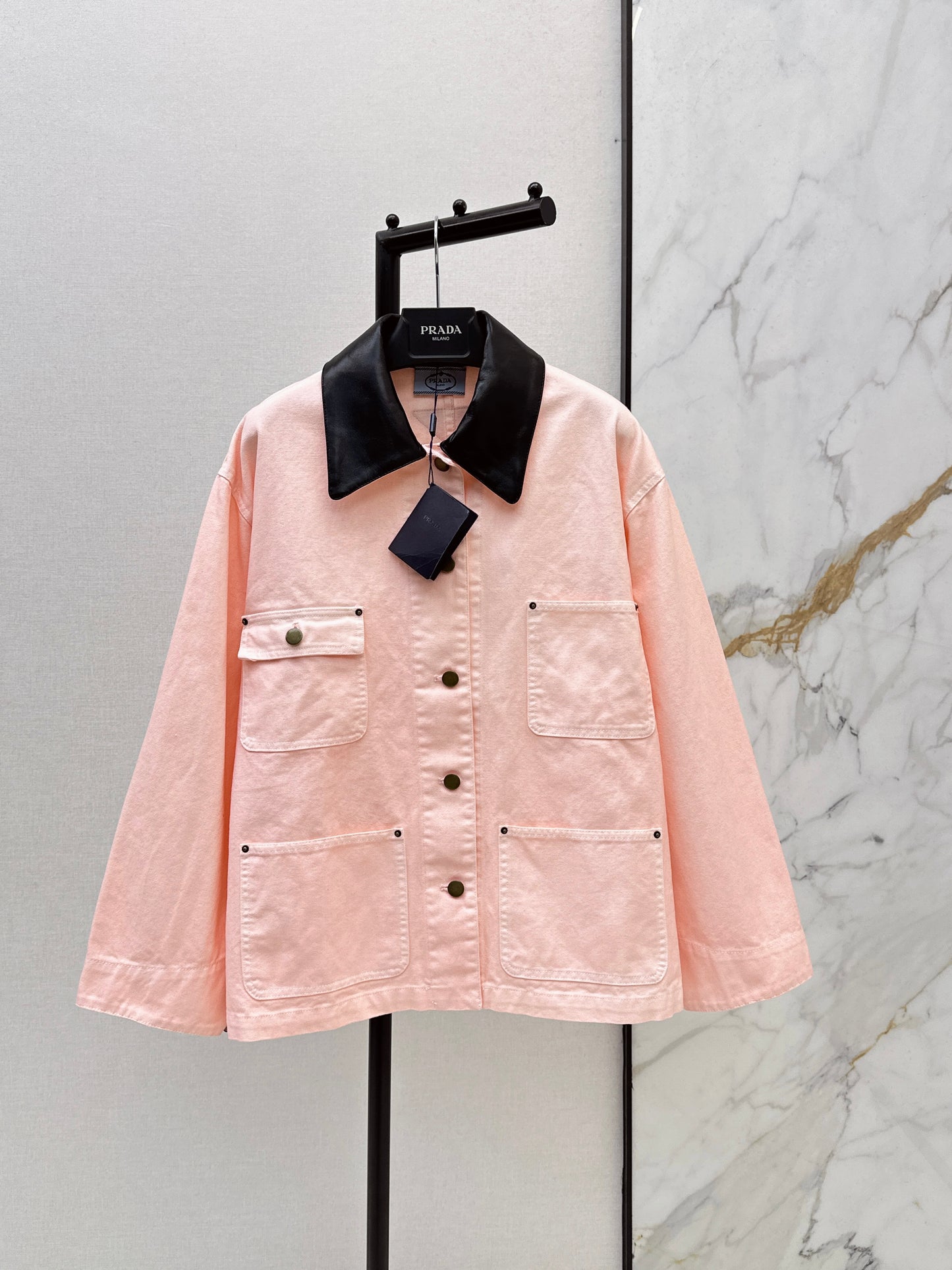 26ss Cherry Blossom Pink Workwear Jacket