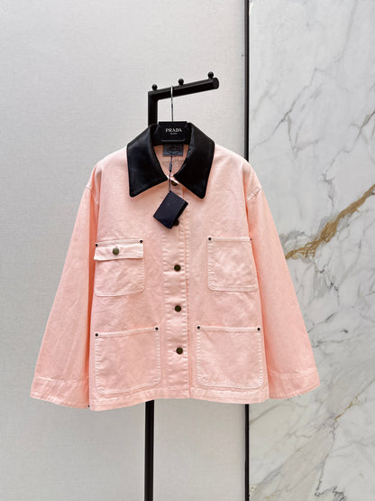 26ss Cherry Blossom Pink Workwear Jacket