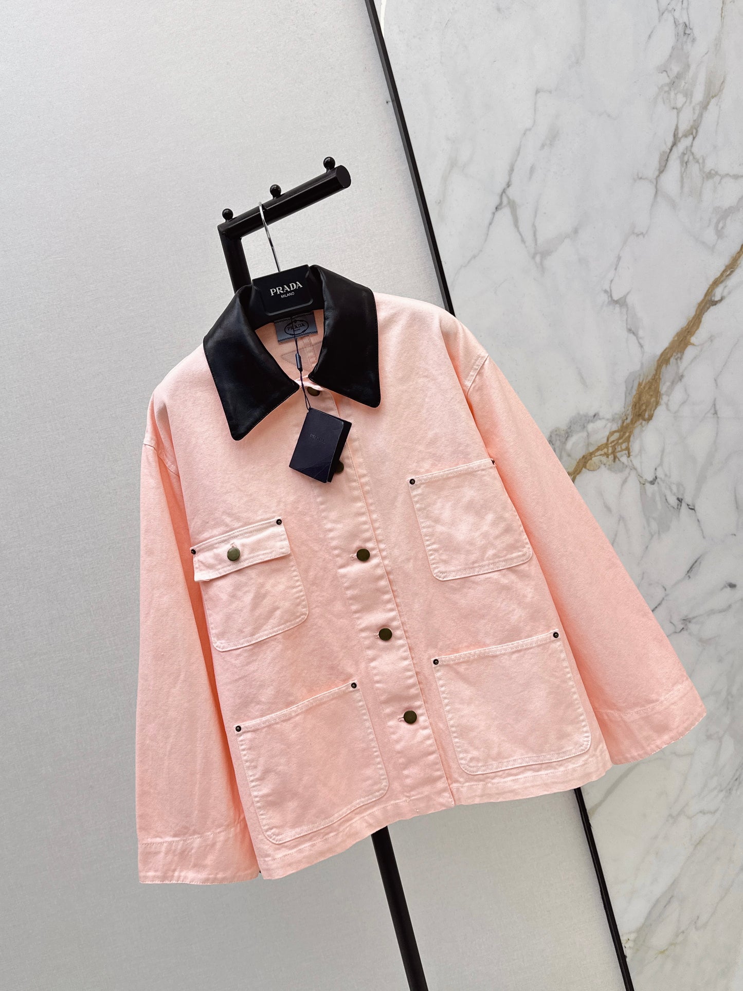 26ss Cherry Blossom Pink Workwear Jacket