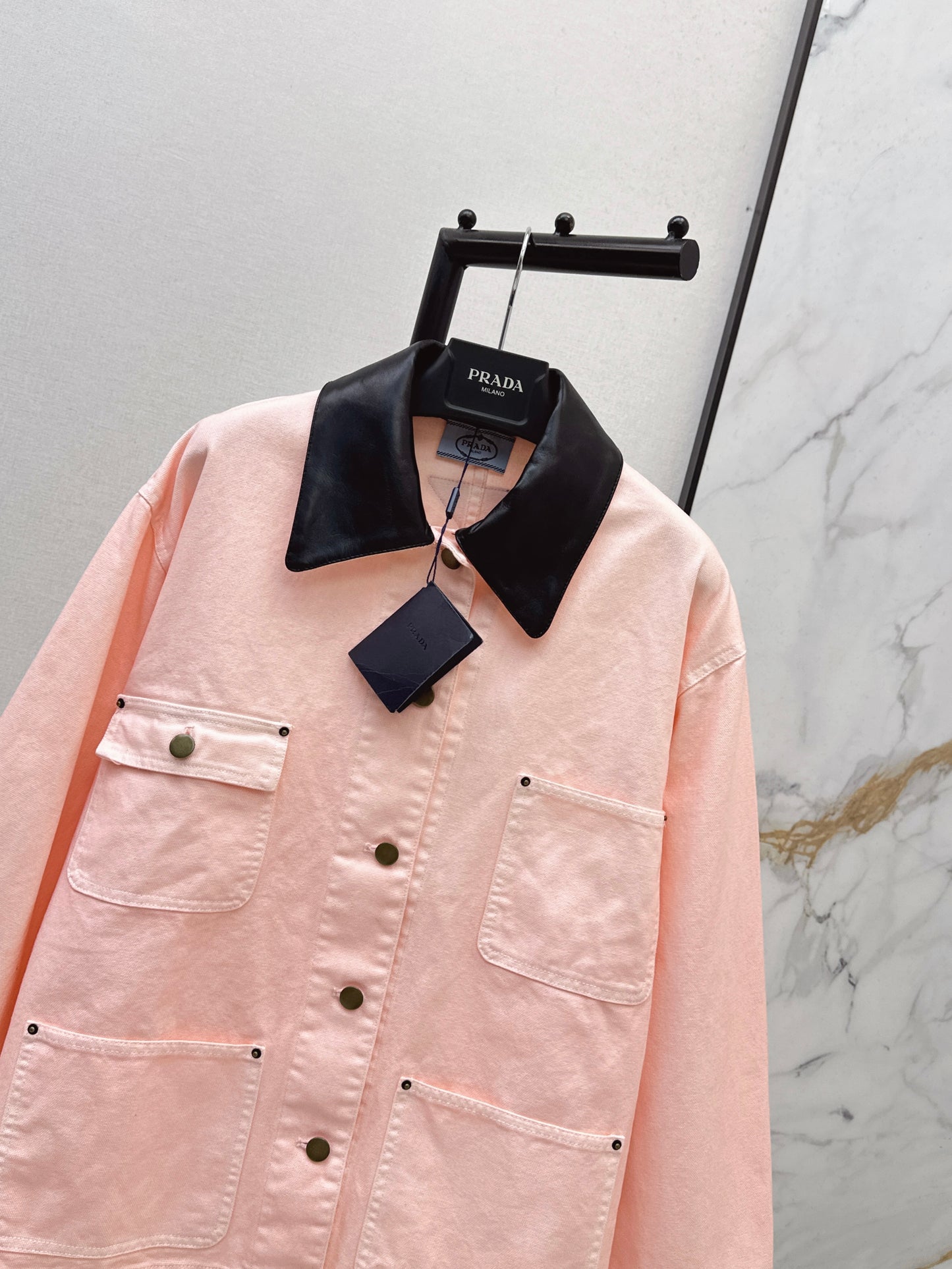 26ss Cherry Blossom Pink Workwear Jacket