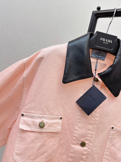 26ss Cherry Blossom Pink Workwear Jacket