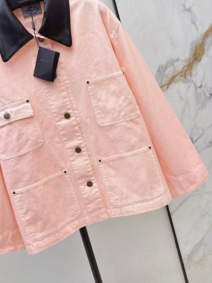 26ss Cherry Blossom Pink Workwear Jacket