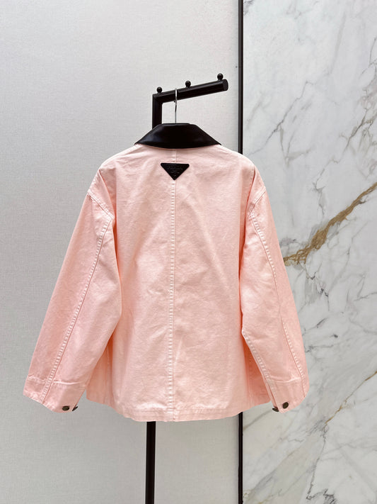 26ss Cherry Blossom Pink Workwear Jacket