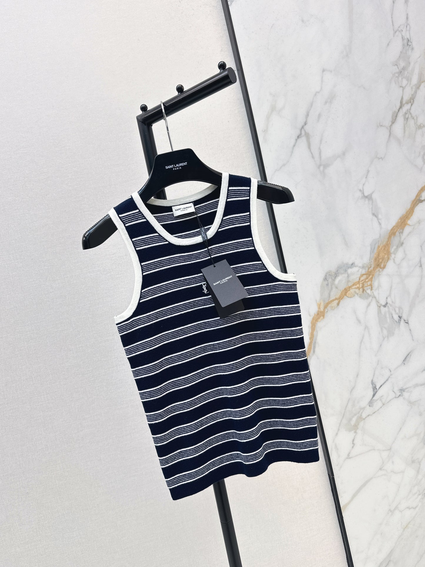 26ss Striped Knit Vest