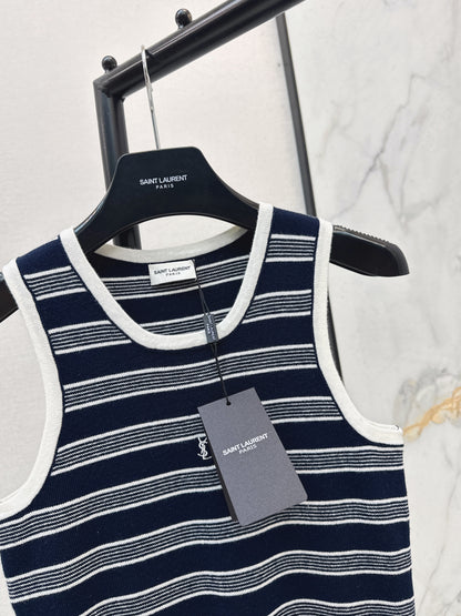26ss Striped Knit Vest