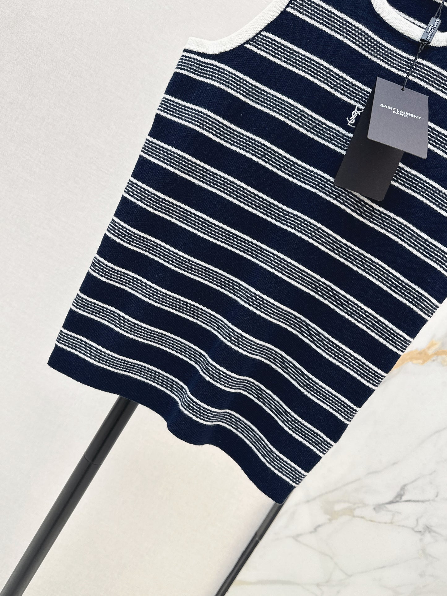 26ss Striped Knit Vest