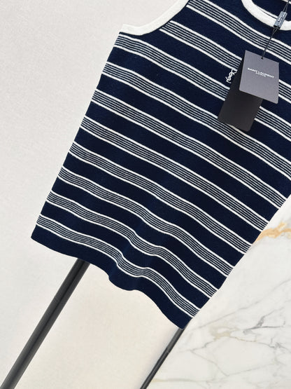 26ss Striped Knit Vest