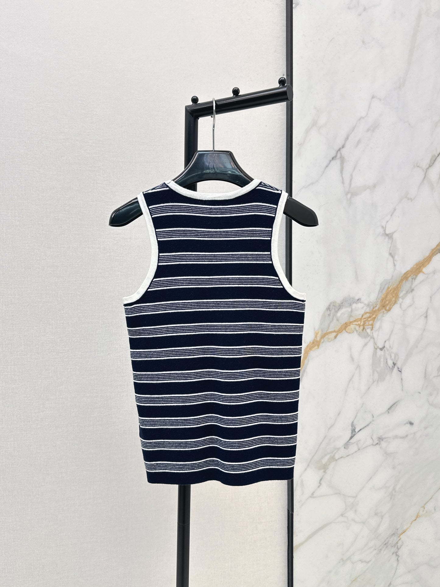 26ss Striped Knit Vest