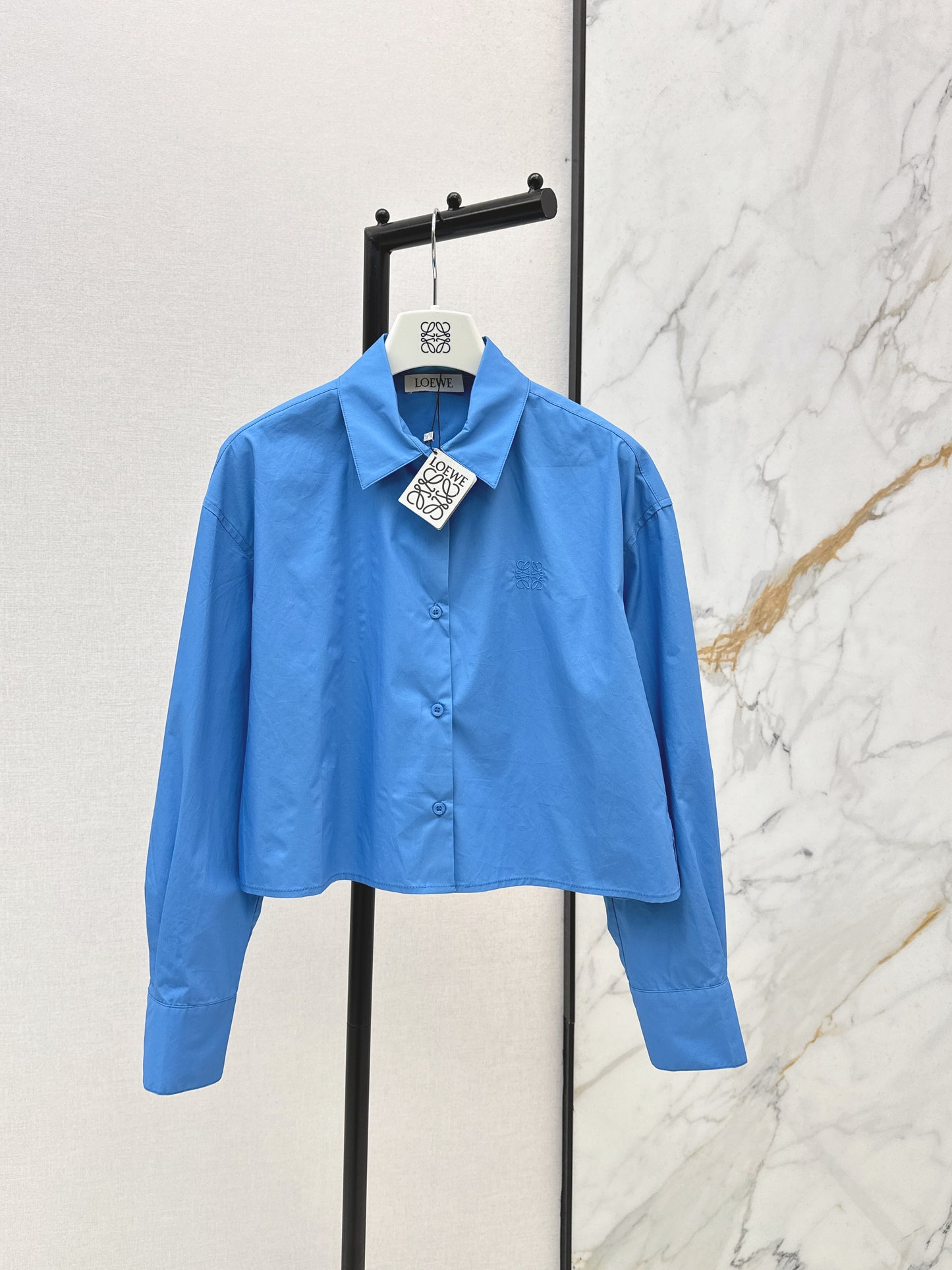 26ss Short blue shirt