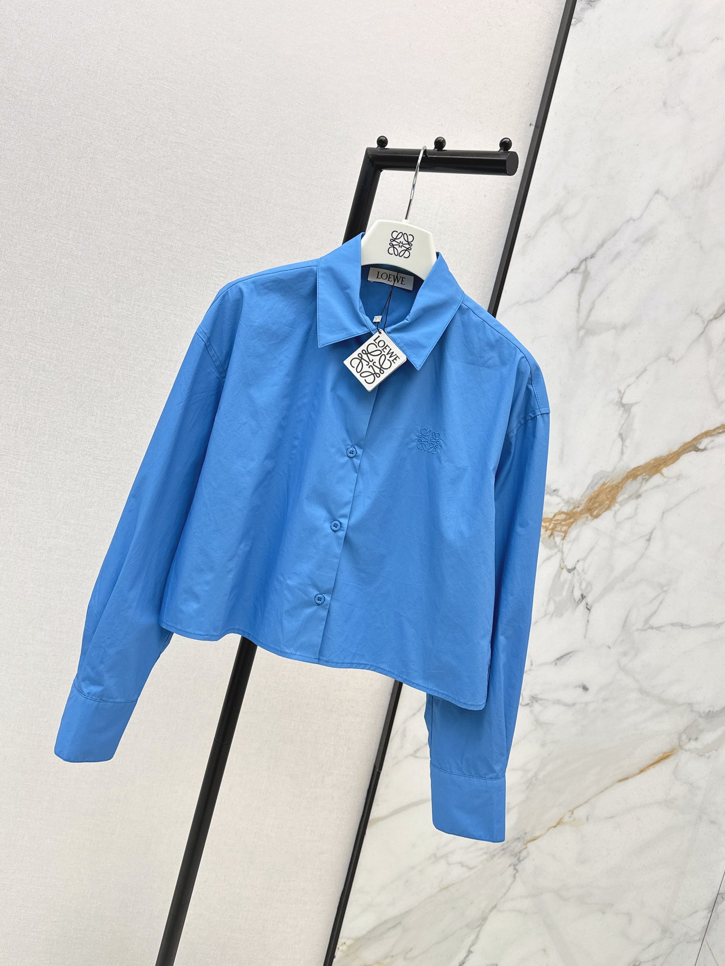 26ss Short blue shirt
