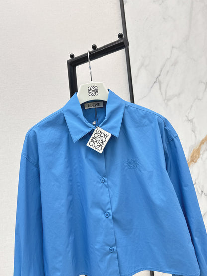 26ss Short blue shirt
