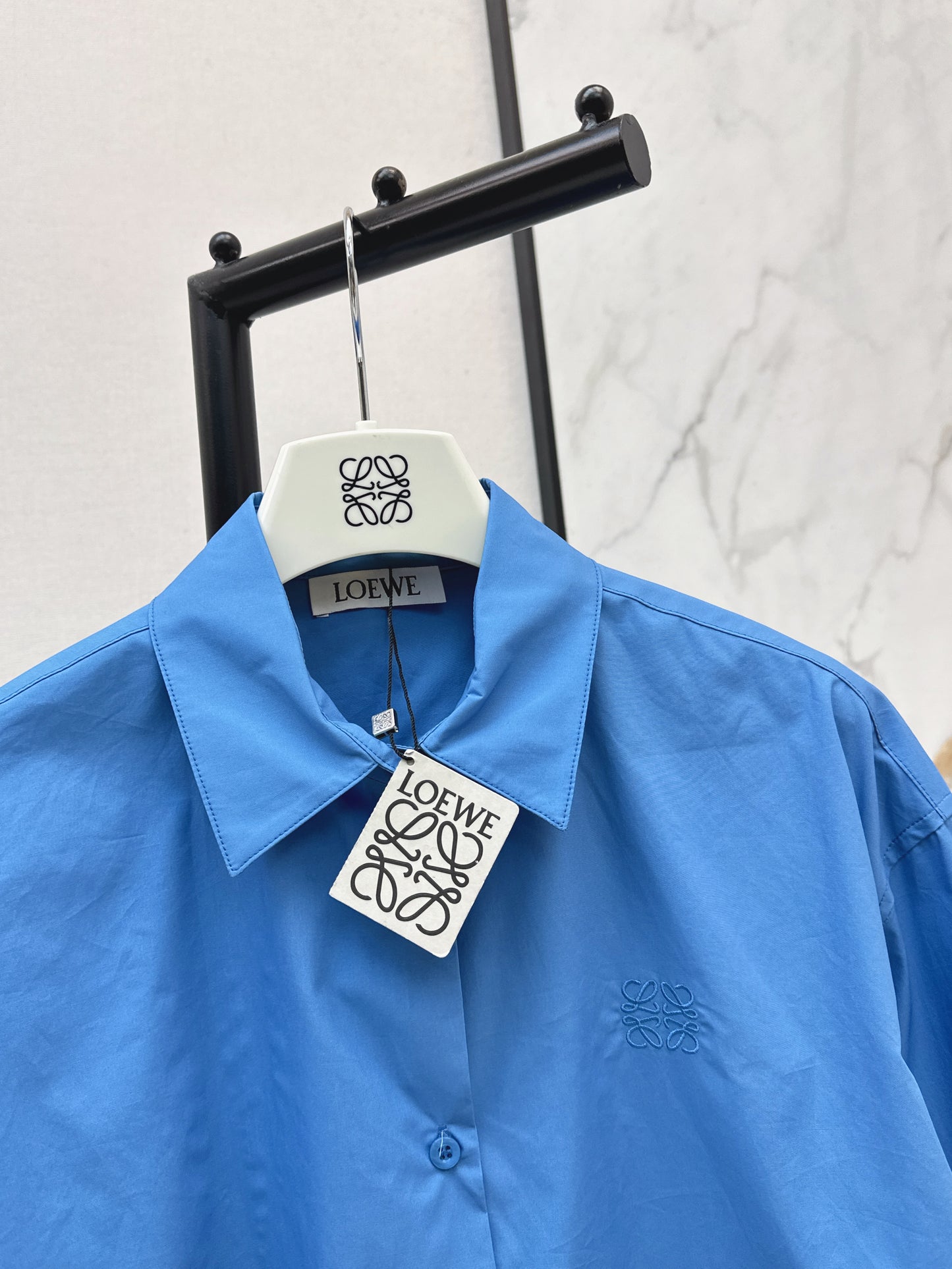 26ss Short blue shirt