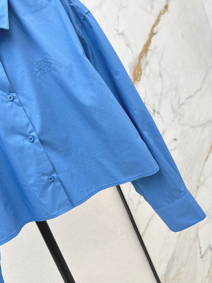 26ss Short blue shirt