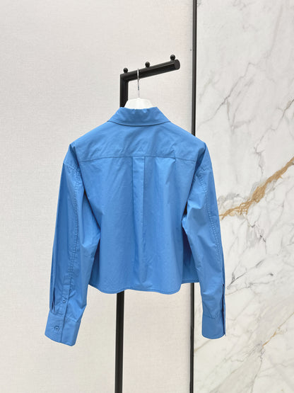 26ss Short blue shirt
