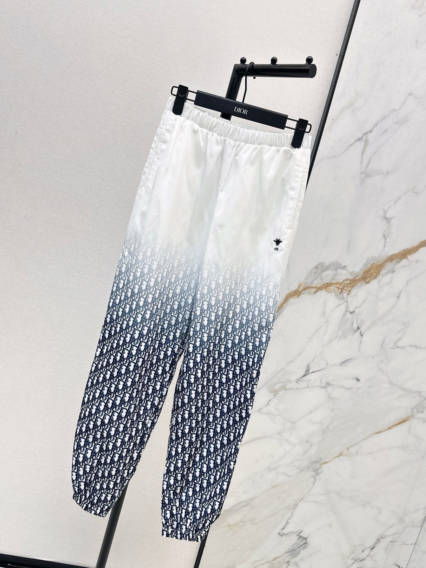 26ss Gradient color elastic waist casual pants