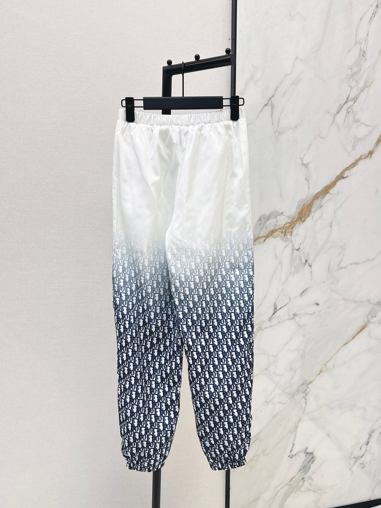 26ss Gradient color elastic waist casual pants