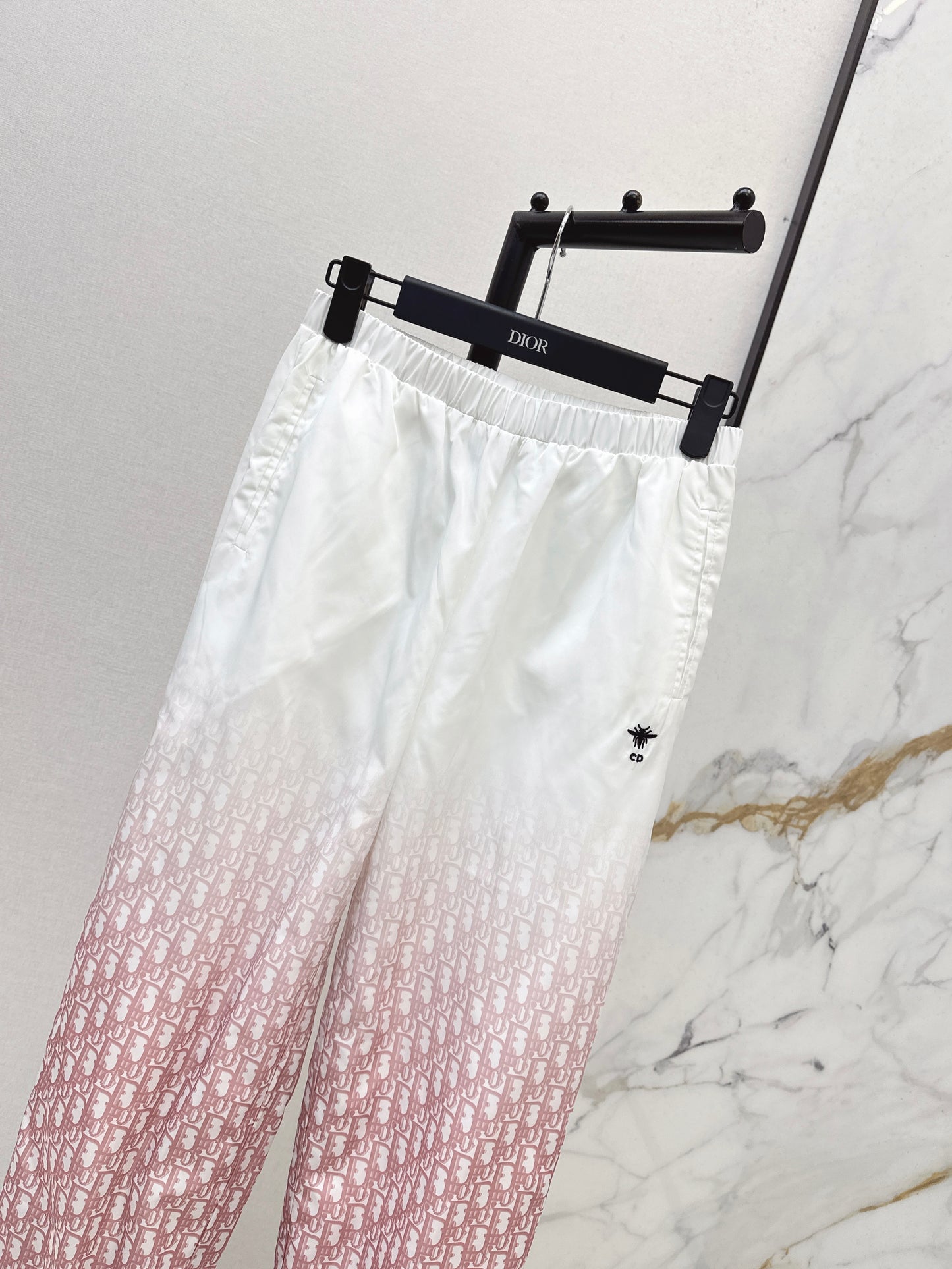 26ss Gradient color elastic waist casual pants