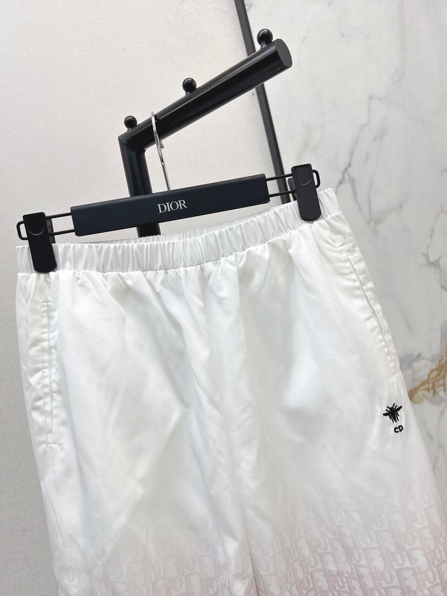 26ss Gradient color elastic waist casual pants
