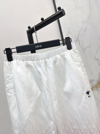 26ss Gradient color elastic waist casual pants