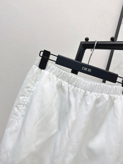 26ss Gradient color elastic waist casual pants