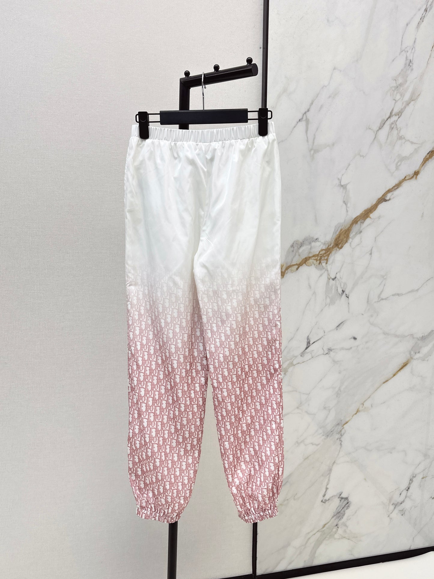 26ss Gradient color elastic waist casual pants