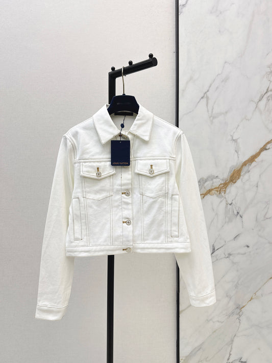 26ss Color-blocked minimalist lapel coat