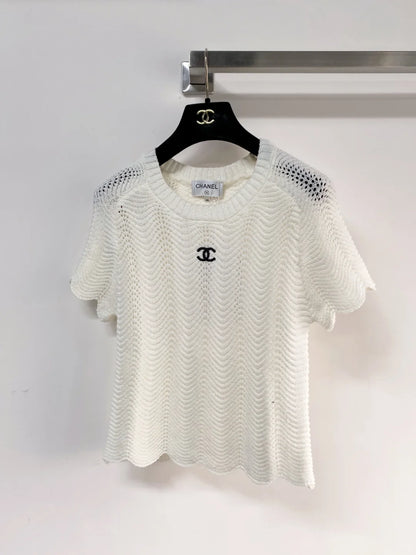 26ss Ruffled Hem Short-Sleeve T-Shirt