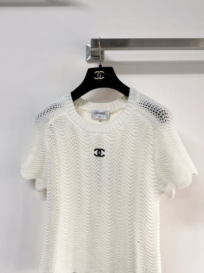 26ss Ruffled Hem Short-Sleeve T-Shirt