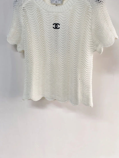 26ss Ruffled Hem Short-Sleeve T-Shirt