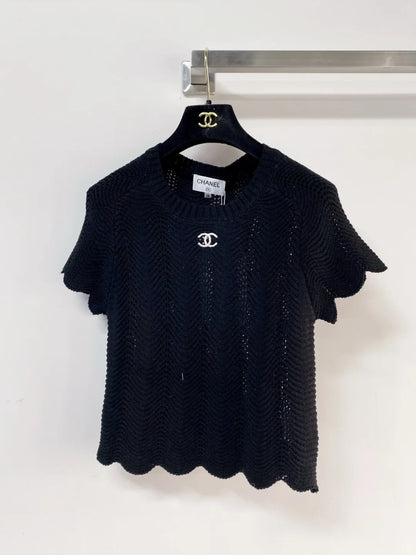 26ss Ruffled Hem Short-Sleeve T-Shirt