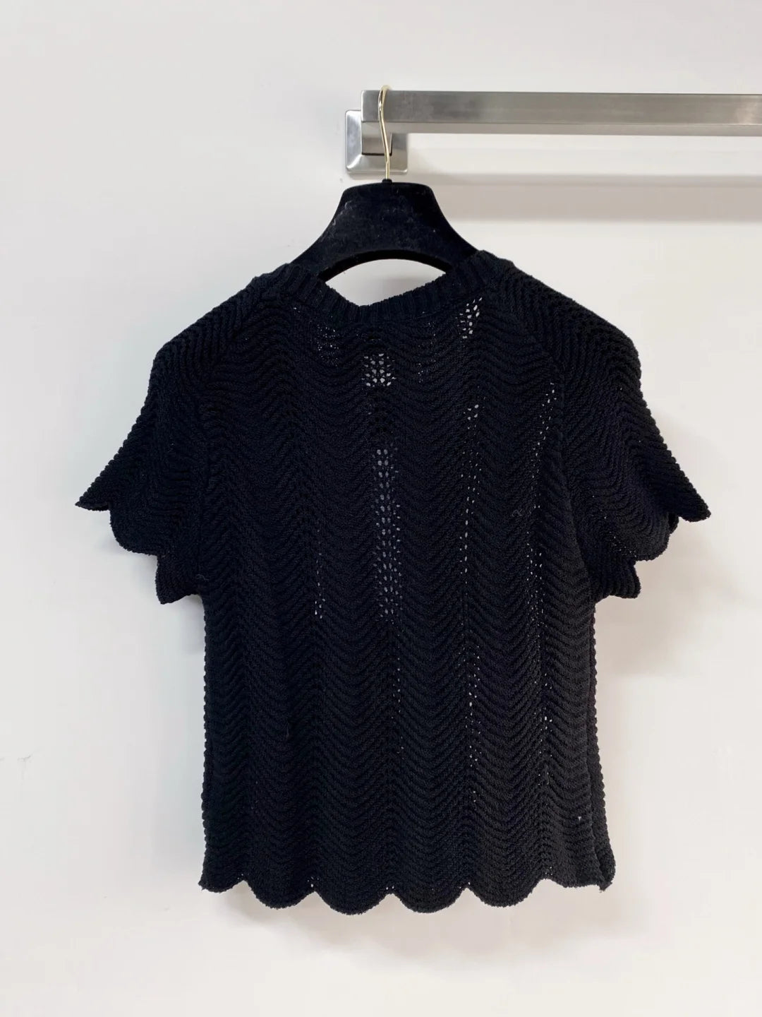 26ss Ruffled Hem Short-Sleeve T-Shirt