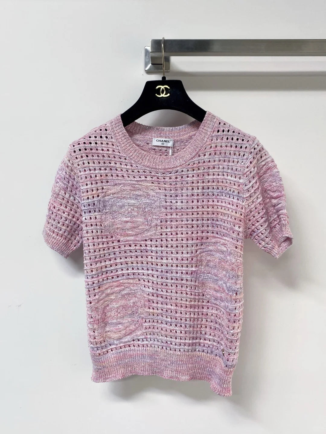 26ss Hollow-out Short-Sleeve T-Shirt