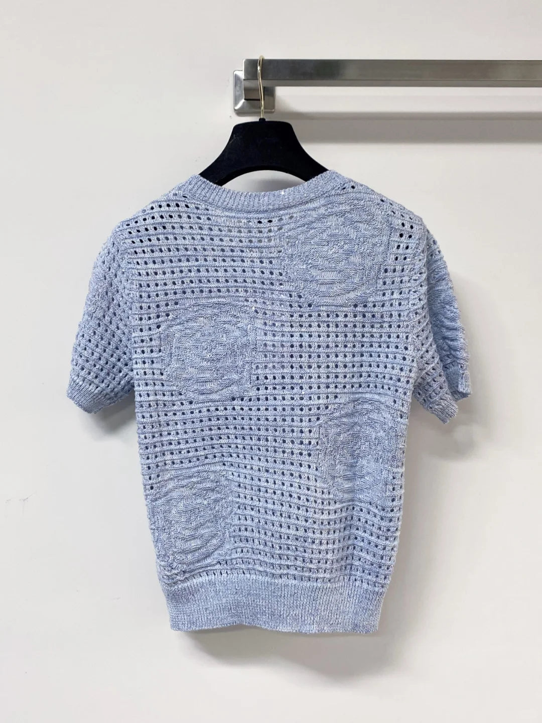 26ss Hollow-out Short-Sleeve T-Shirt