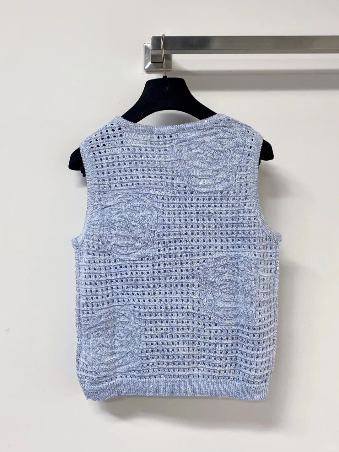 26ss Openwork Knit Vest