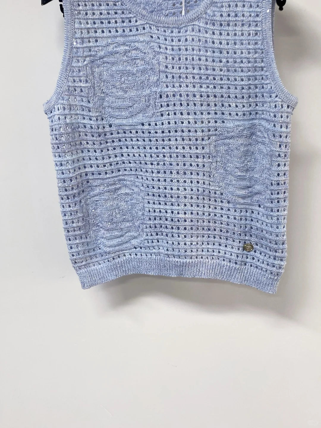 26ss Openwork Knit Vest