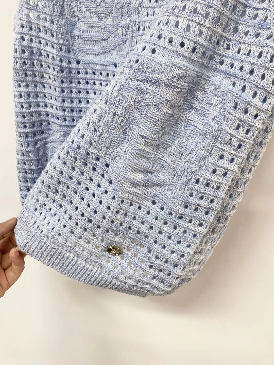 26ss Openwork Knit Vest