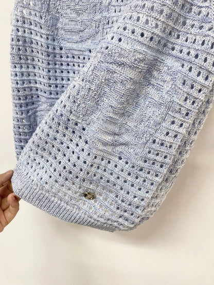 26ss Openwork Knit Vest