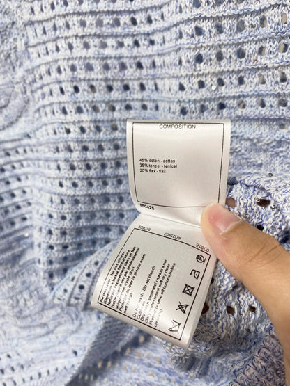 26ss Openwork Knit Vest