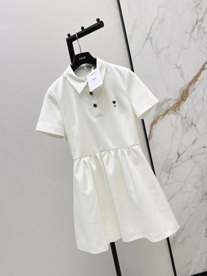 26ss Bee Embroidery Dress