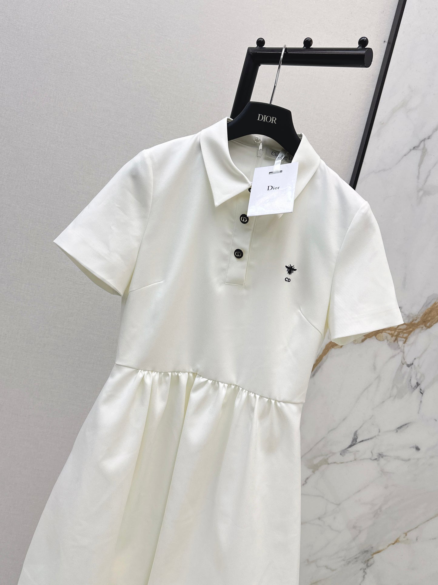 26ss Bee Embroidery Dress
