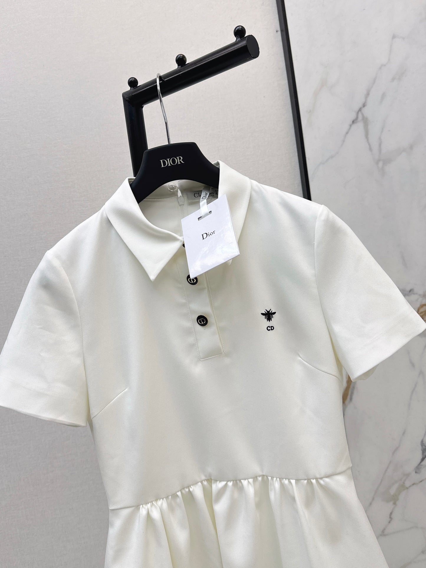 26ss Bee Embroidery Dress