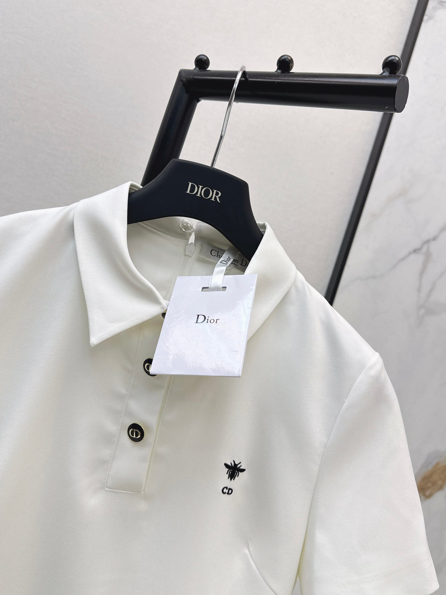 26ss Bee Embroidery Dress
