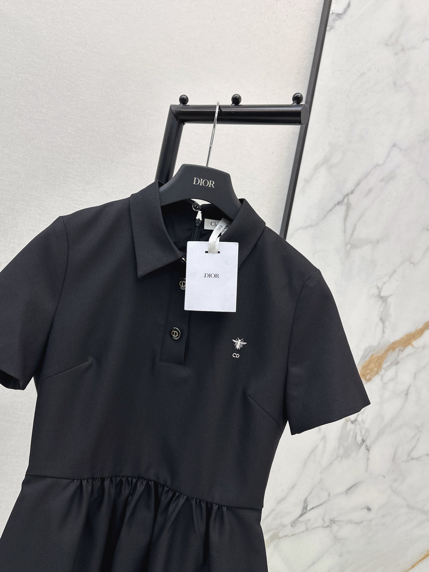 26ss Bee Embroidery Dress