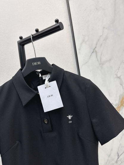 26ss Bee Embroidery Dress
