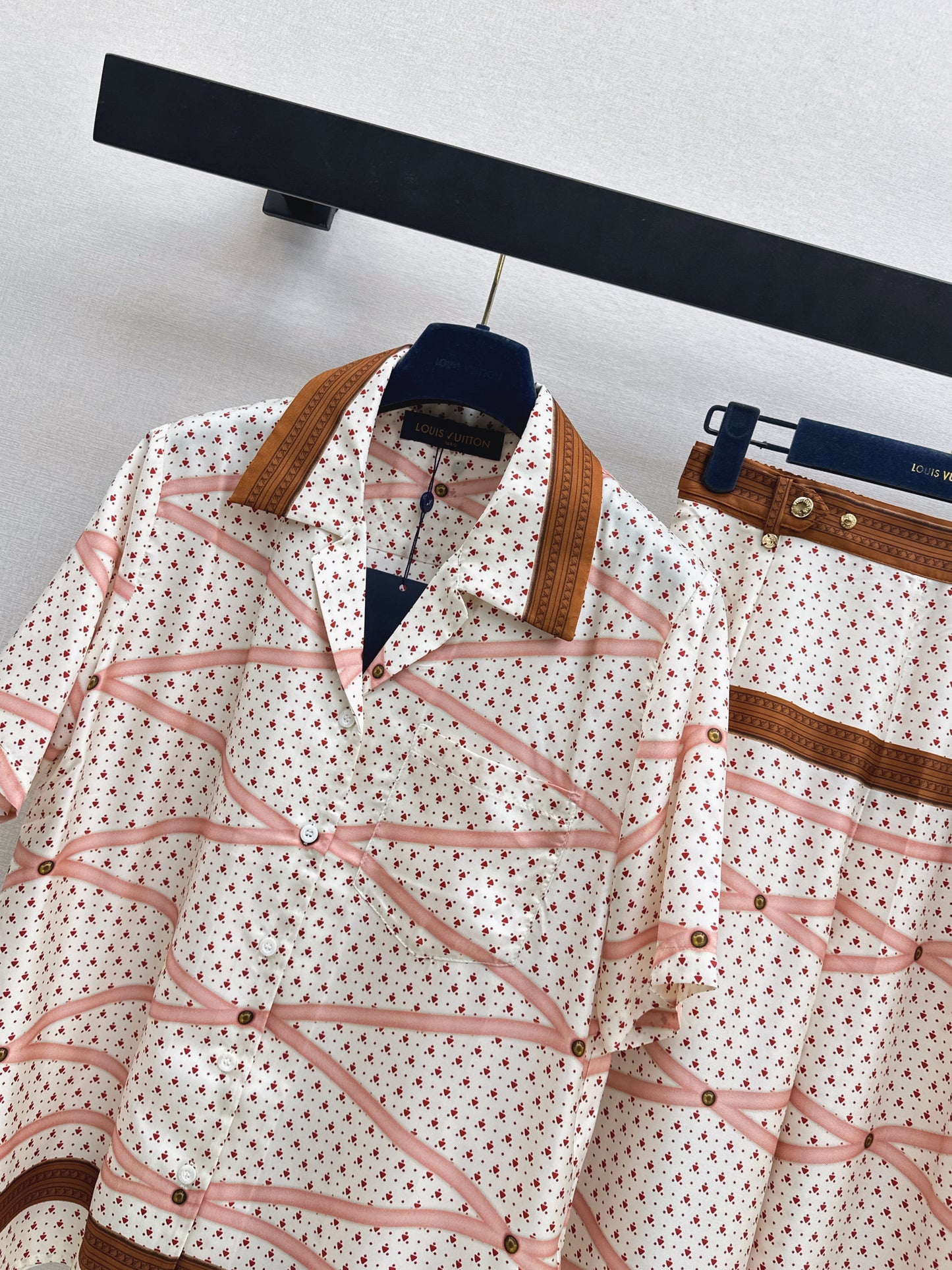 26ss Printed Shirt/Printed Straight-Leg Pants