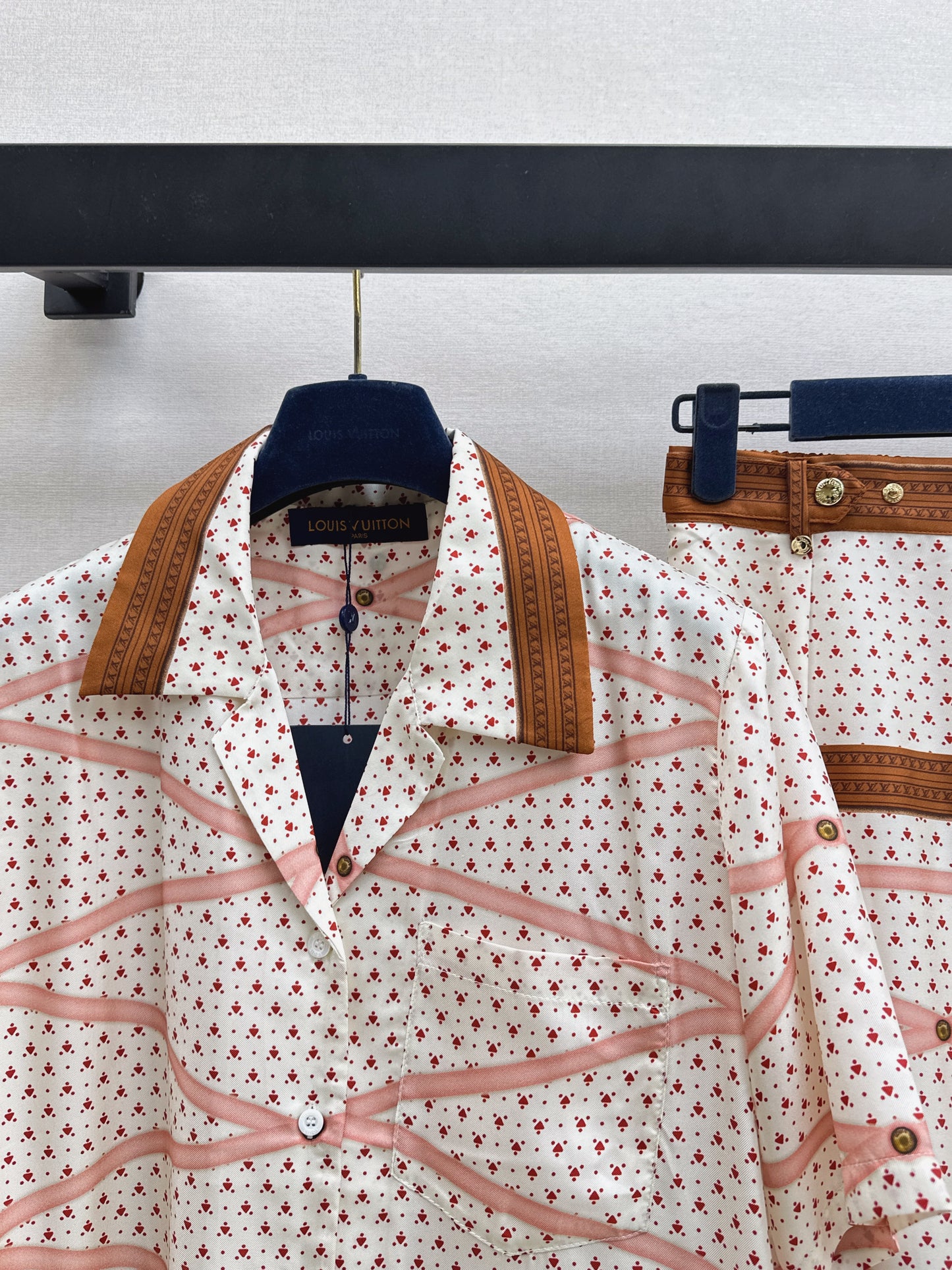 26ss Printed Shirt/Printed Straight-Leg Pants